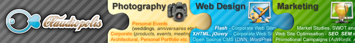Claudiopolis - Photography, Webdesign, Marketing